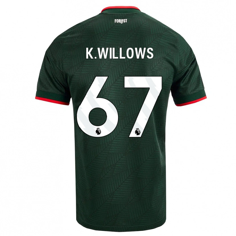 Danxen Women Keehan Willows #67 Dark Green Red Away Jersey 2026/27 T-Shirt