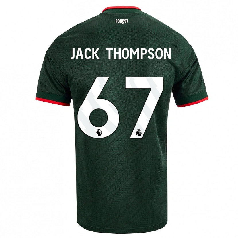 Danxen Women Jack Thompson #67 Dark Green Red Away Jersey 2026/27 T-Shirt
