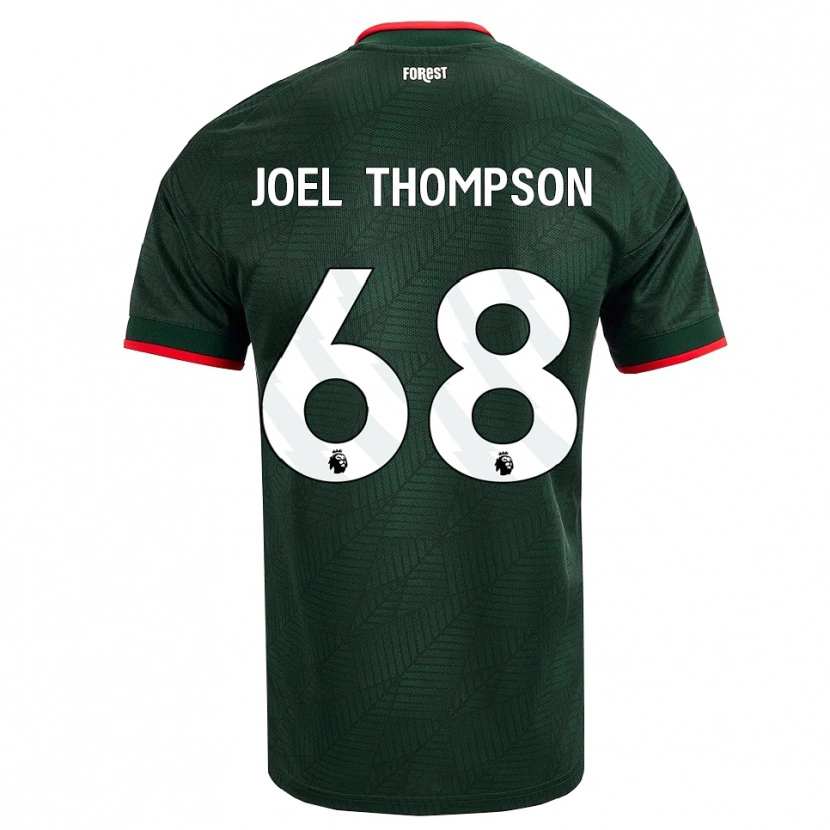 Danxen Women Joel Thompson #68 Dark Green Red Away Jersey 2026/27 T-Shirt