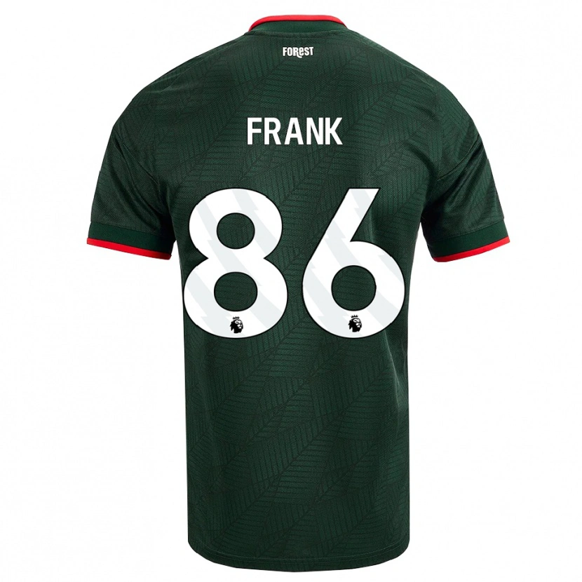 Danxen Women Frank Djamna #86 Dark Green Red Away Jersey 2026/27 T-Shirt
