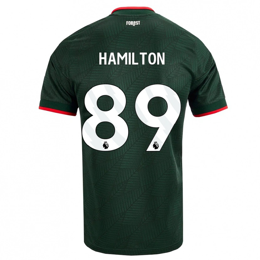 Danxen Women Scott Hamilton #89 Dark Green Red Away Jersey 2026/27 T-Shirt