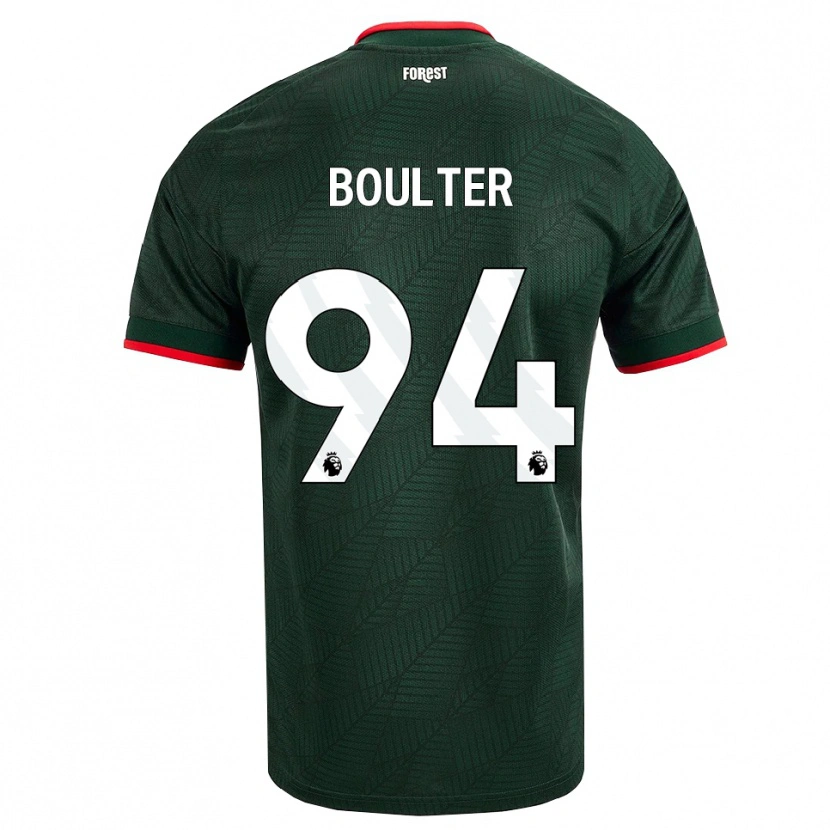 Danxen Women Evan Boulter #94 Dark Green Red Away Jersey 2026/27 T-Shirt