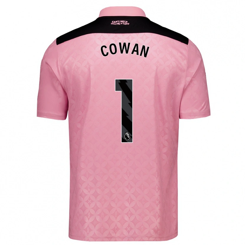 Danxen Women Joe Cowan #1 Light Pink Black Away Jersey 2026/27 T-Shirt