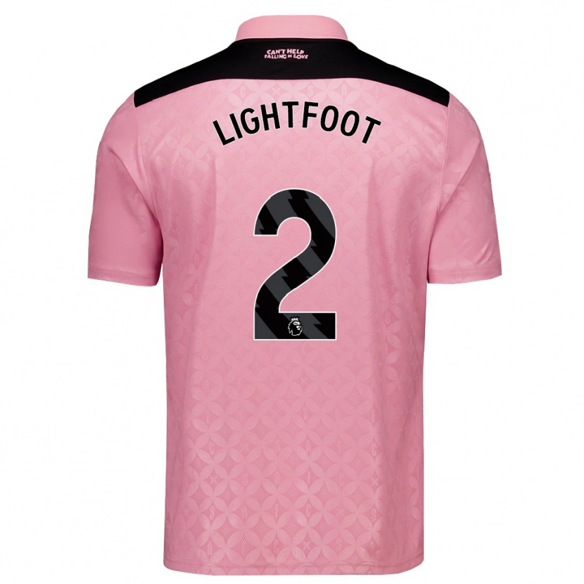 Danxen Women Archie Lightfoot #2 Light Pink Black Away Jersey 2026/27 T-Shirt