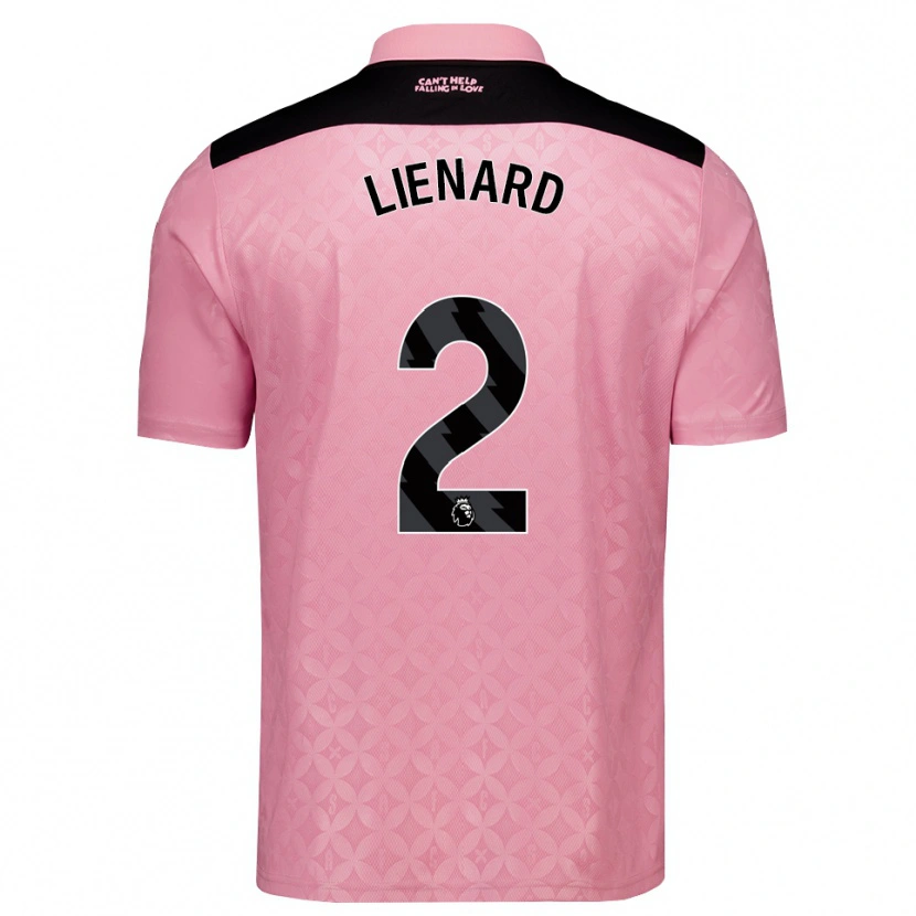 Danxen Women Alex Lienard #2 Light Pink Black Away Jersey 2026/27 T-Shirt
