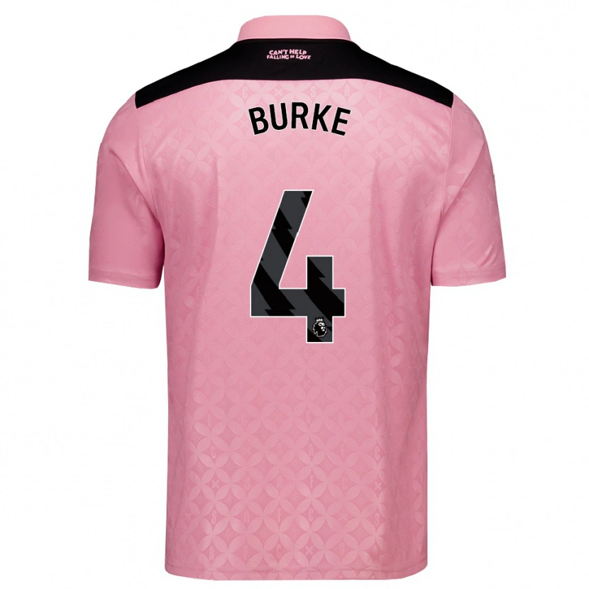 Danxen Women Marshall Burke #4 Light Pink Black Away Jersey 2026/27 T-Shirt