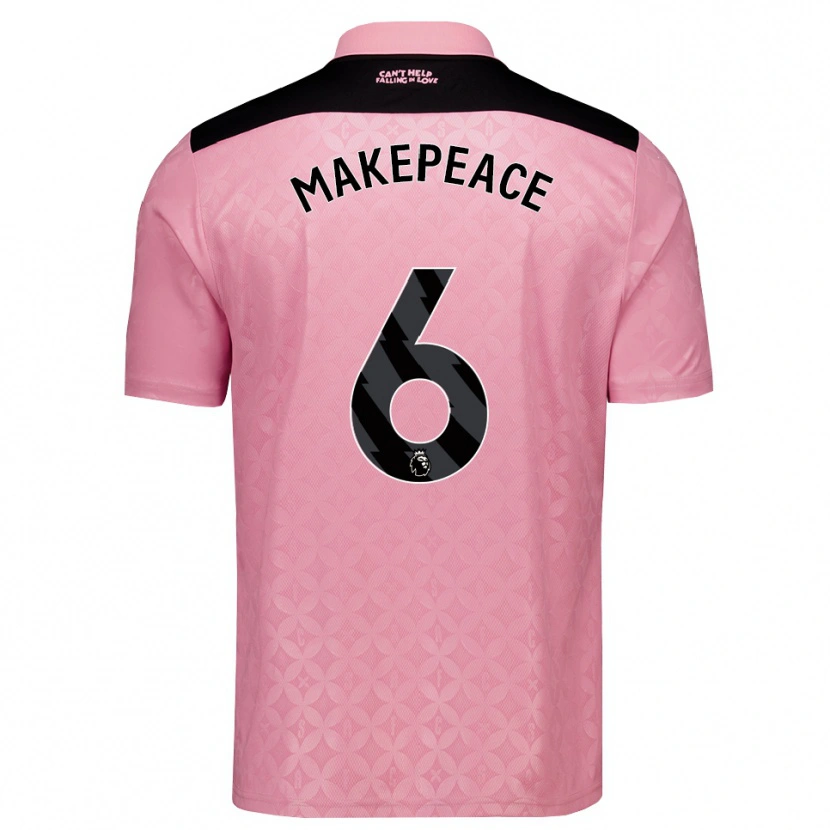 Danxen Women Joe Makepeace #6 Light Pink Black Away Jersey 2026/27 T-Shirt