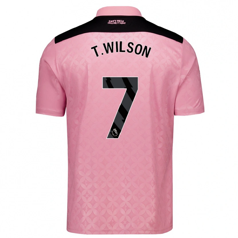 Danxen Women Triziano Wilson #7 Light Pink Black Away Jersey 2026/27 T-Shirt