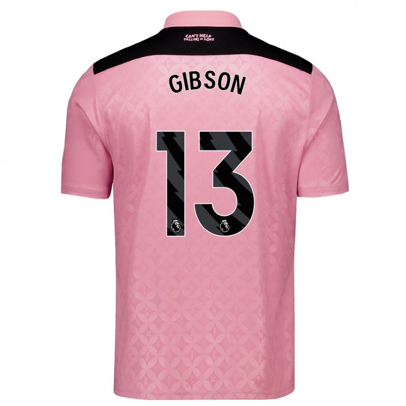 Danxen Women Lewie Gibson #13 Light Pink Black Away Jersey 2026/27 T-Shirt