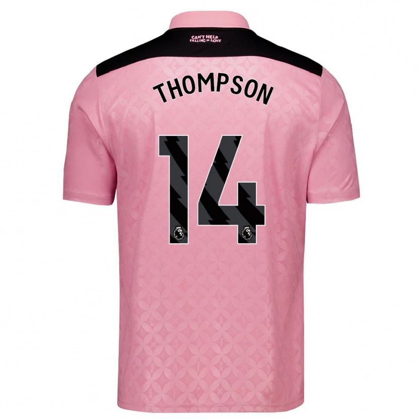 Danxen Women Harvey Thompson #14 Light Pink Black Away Jersey 2026/27 T-Shirt