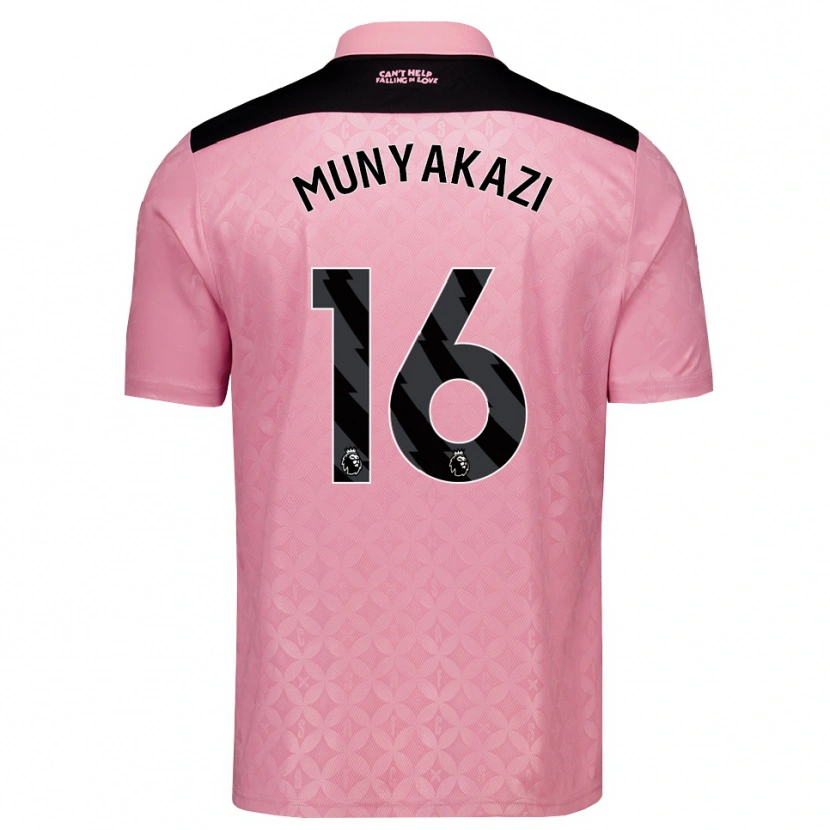 Danxen Women Kay Munyakazi #16 Light Pink Black Away Jersey 2026/27 T-Shirt
