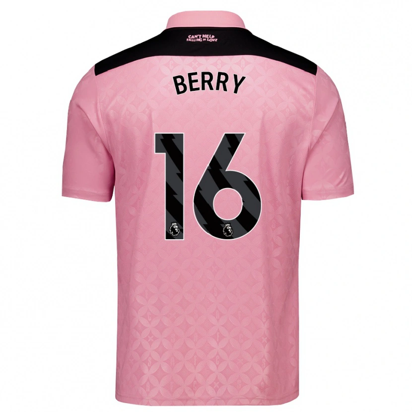 Danxen Women Ethan Berry #16 Light Pink Black Away Jersey 2026/27 T-Shirt