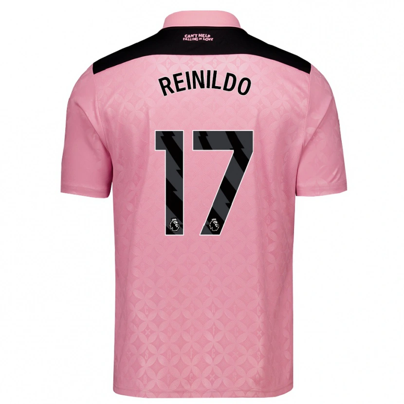 Danxen Women Reinildo Mandava #17 Light Pink Black Away Jersey 2026/27 T-Shirt