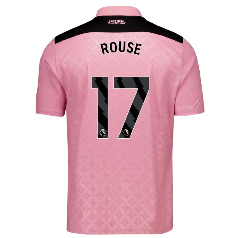Danxen Women Mollie Rouse #17 Light Pink Black Away Jersey 2026/27 T-Shirt