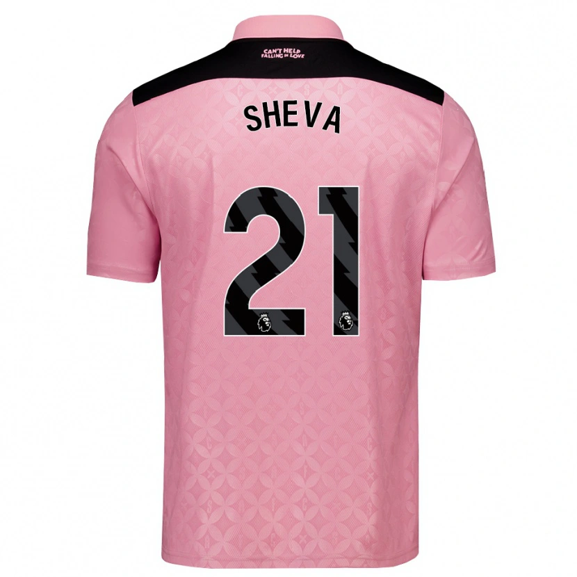 Danxen Women Marissa Sheva #21 Light Pink Black Away Jersey 2026/27 T-Shirt