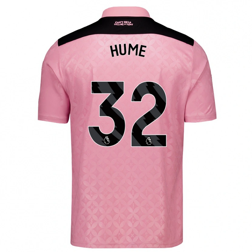 Danxen Women Trai Hume #32 Light Pink Black Away Jersey 2026/27 T-Shirt