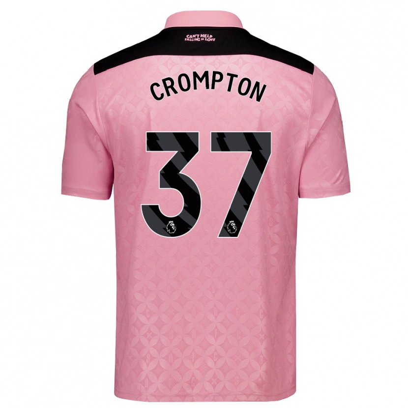 Danxen Women Ben Crompton #37 Light Pink Black Away Jersey 2026/27 T-Shirt