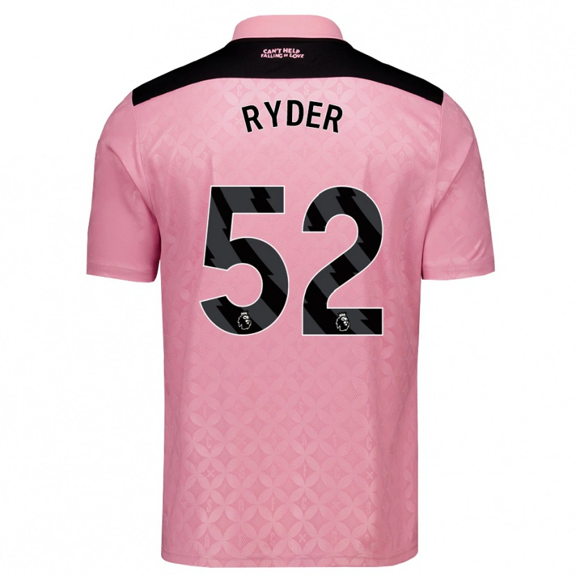 Danxen Women Joe Ryder #52 Light Pink Black Away Jersey 2026/27 T-Shirt