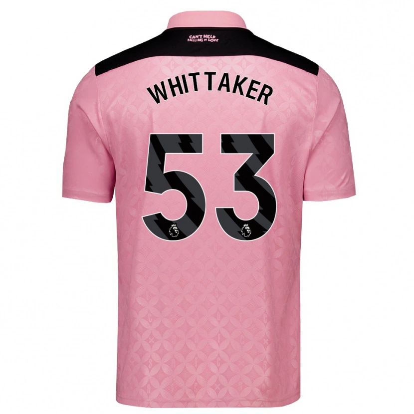 Danxen Women Jack Whittaker #53 Light Pink Black Away Jersey 2026/27 T-Shirt