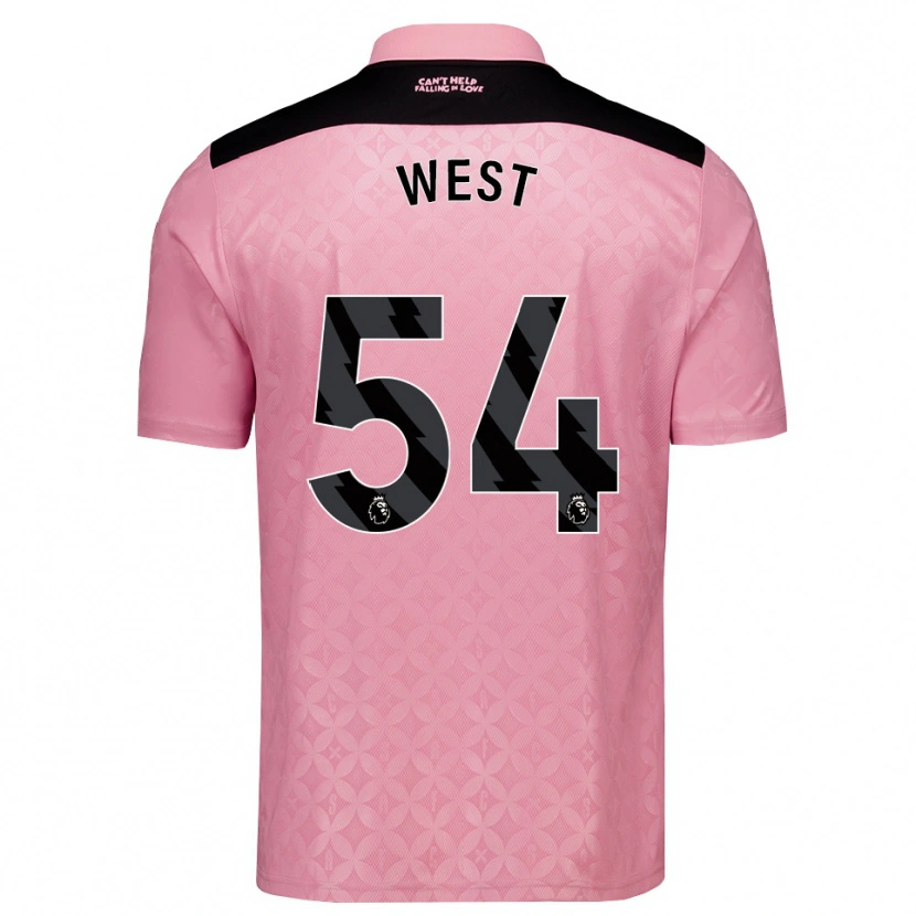 Danxen Women Ella West #54 Light Pink Black Away Jersey 2026/27 T-Shirt