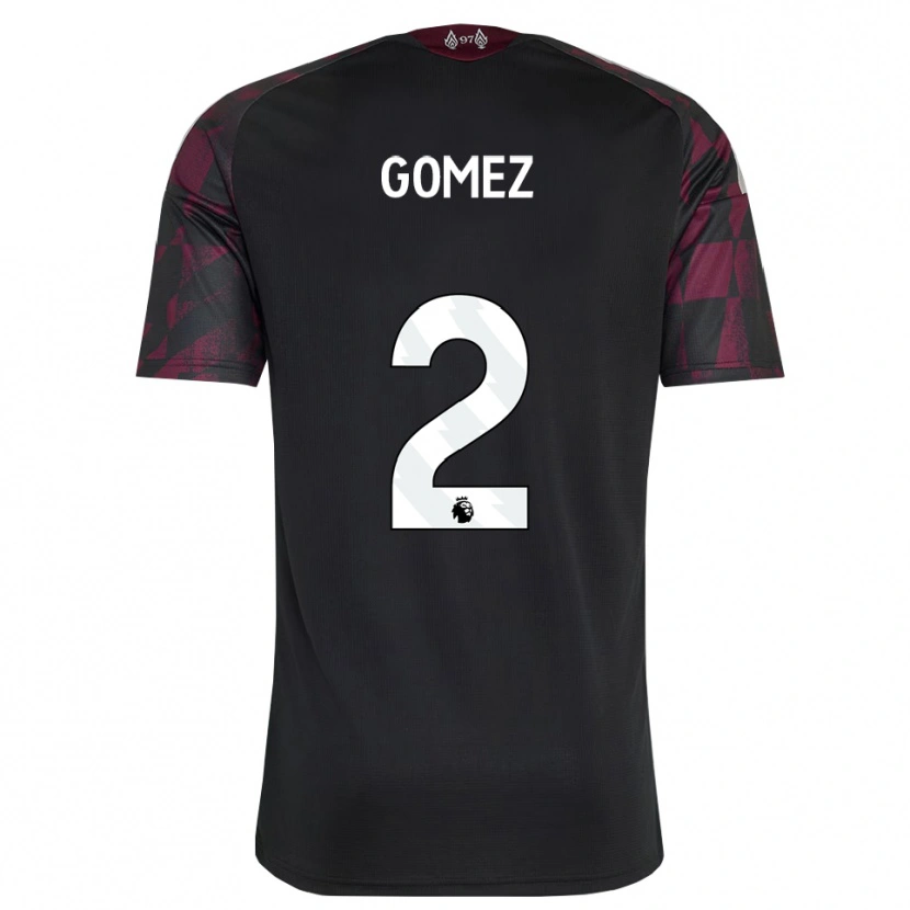 Danxen Women Joe Gomez #2 Black White Purple Third Jersey 2026/27 T-Shirt