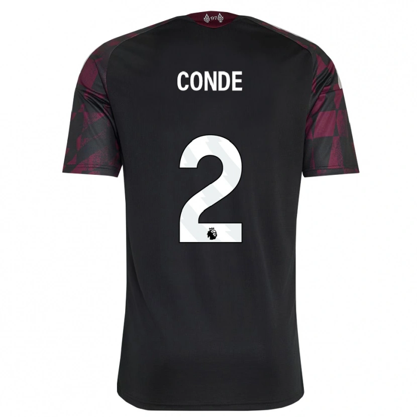 Danxen Women Lenix Conde #2 Black White Purple Third Jersey 2026/27 T-Shirt