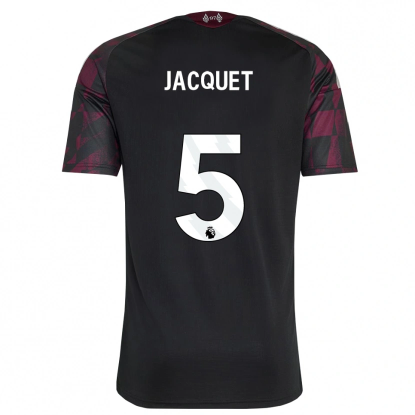 Danxen Women Jérémy Jacquet #5 Black White Purple Third Jersey 2026/27 T-Shirt