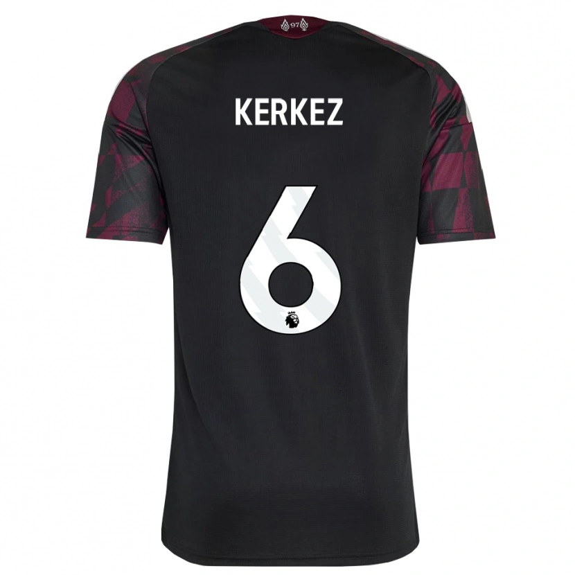Danxen Women Milos Kerkez #6 Black White Purple Third Jersey 2026/27 T-Shirt
