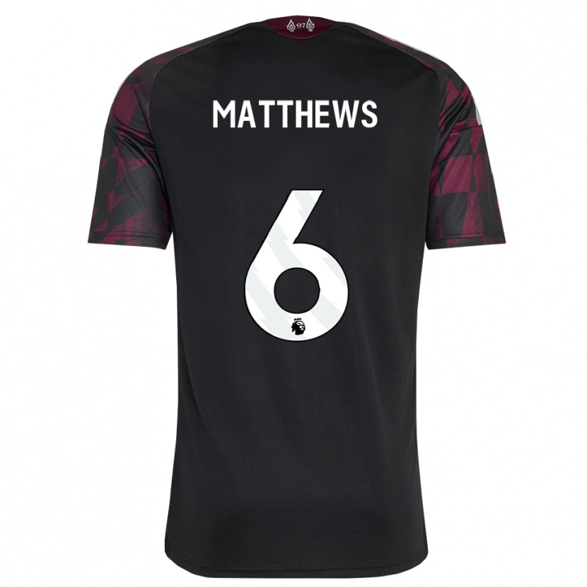 Danxen Women Jasmine Matthews #6 Black White Purple Third Jersey 2026/27 T-Shirt