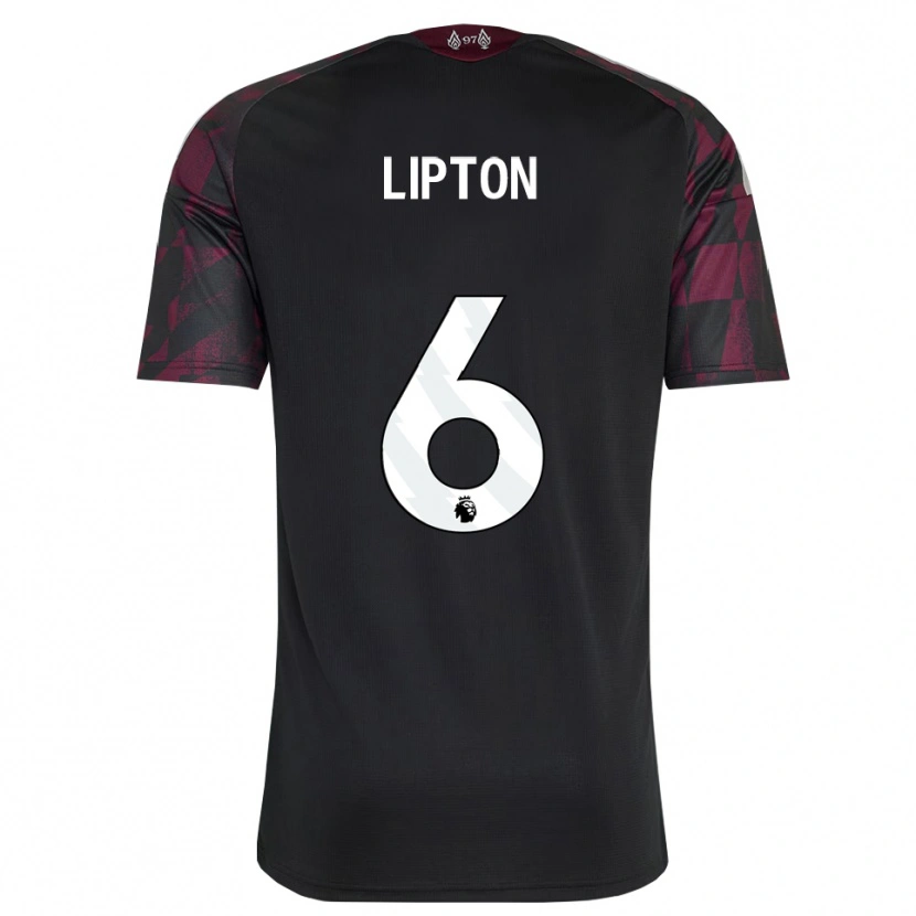 Danxen Women Joe Lipton #6 Black White Purple Third Jersey 2026/27 T-Shirt