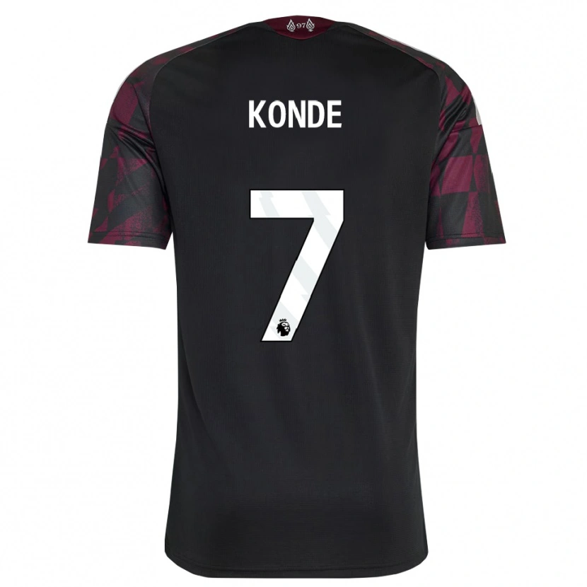 Danxen Women Isaac Konde #7 Black White Purple Third Jersey 2026/27 T-Shirt