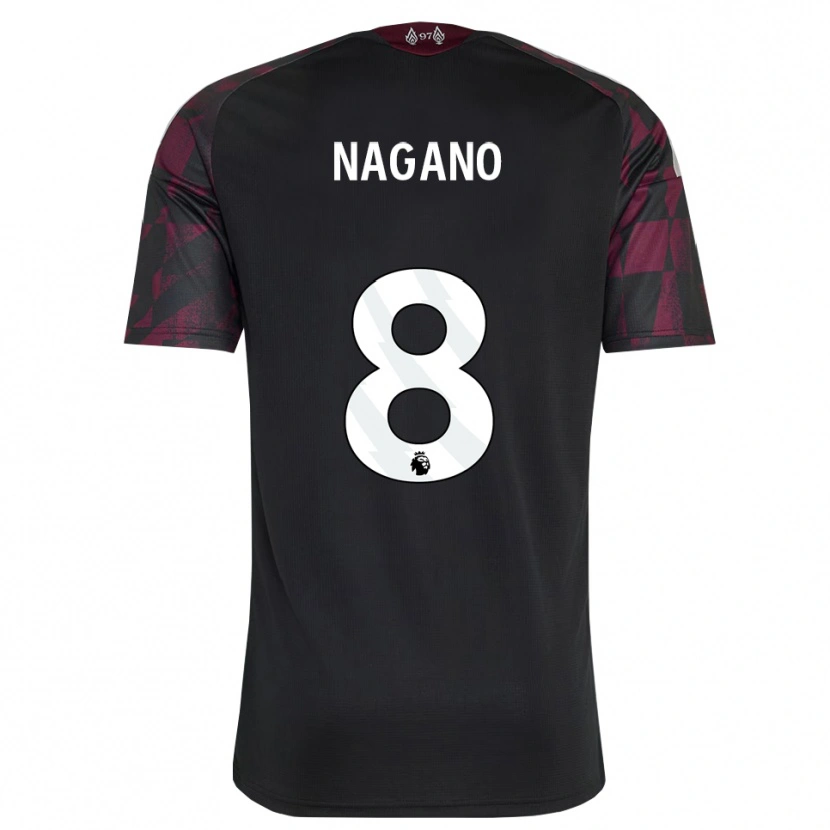 Danxen Women Fūka Nagano #8 Black White Purple Third Jersey 2026/27 T-Shirt