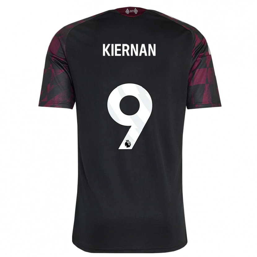 Danxen Women Leanne Kiernan #9 Black White Purple Third Jersey 2026/27 T-Shirt