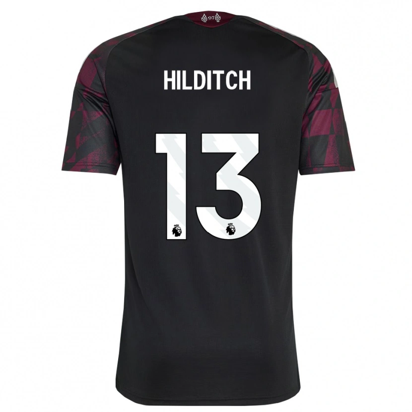 Danxen Women James Hilditch #13 Black White Purple Third Jersey 2026/27 T-Shirt