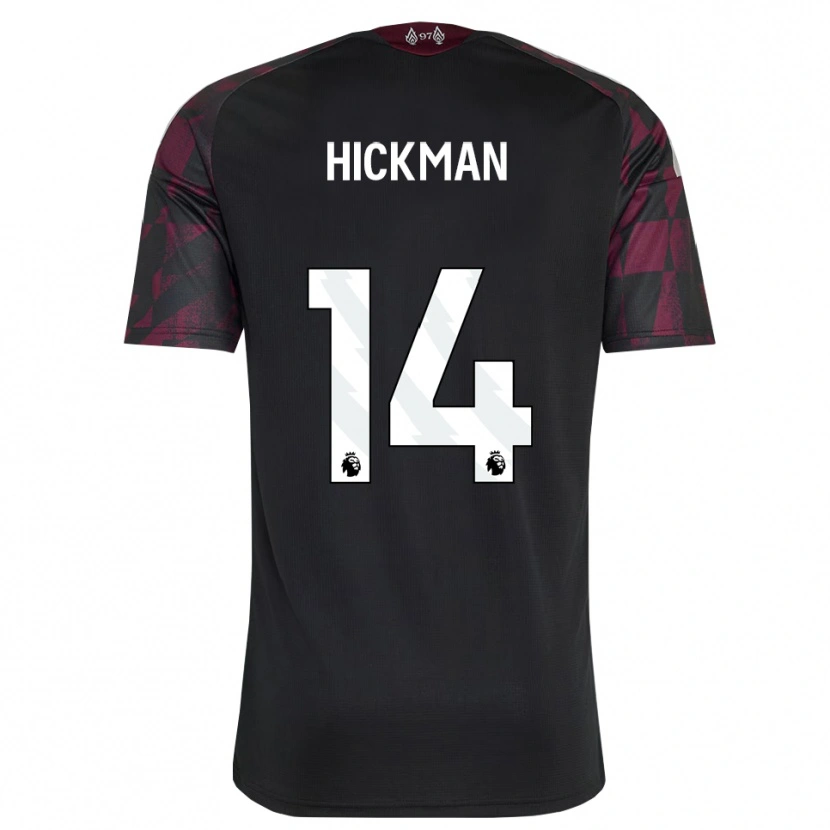 Danxen Women Ellis Hickman #14 Black White Purple Third Jersey 2026/27 T-Shirt