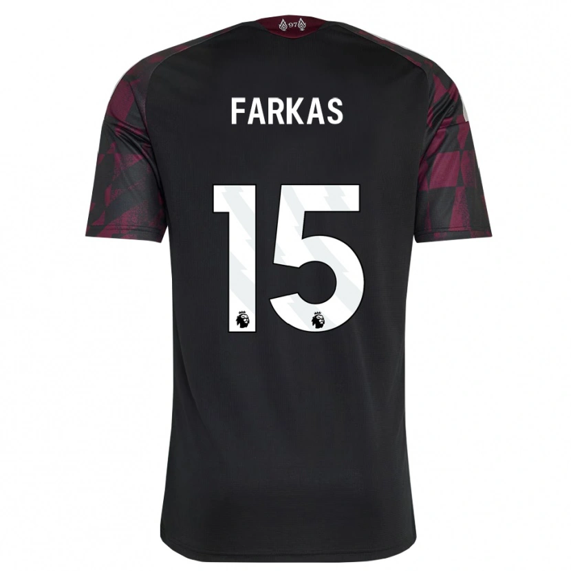 Danxen Women Erik Farkas #15 Black White Purple Third Jersey 2026/27 T-Shirt