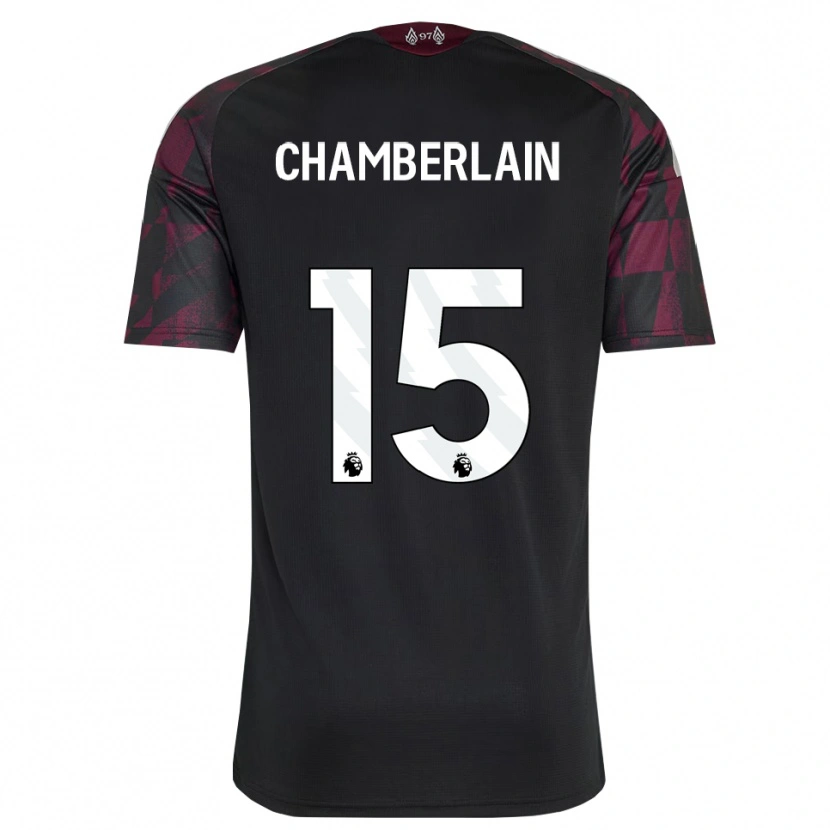 Danxen Women Alex Oxlade Chamberlain #15 Black White Purple Third Jersey 2026/27 T-Shirt