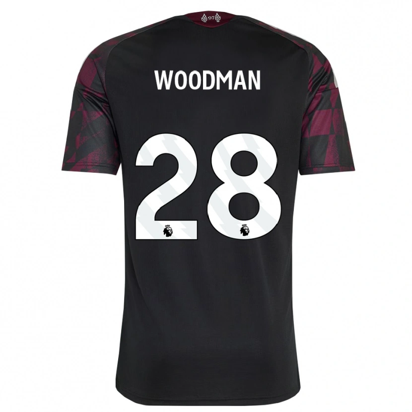 Danxen Women Freddie Woodman #28 Black White Purple Third Jersey 2026/27 T-Shirt