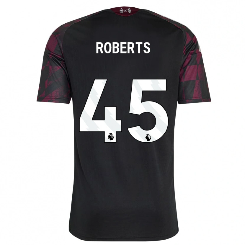 Danxen Women Iwan Roberts #45 Black White Purple Third Jersey 2026/27 T-Shirt