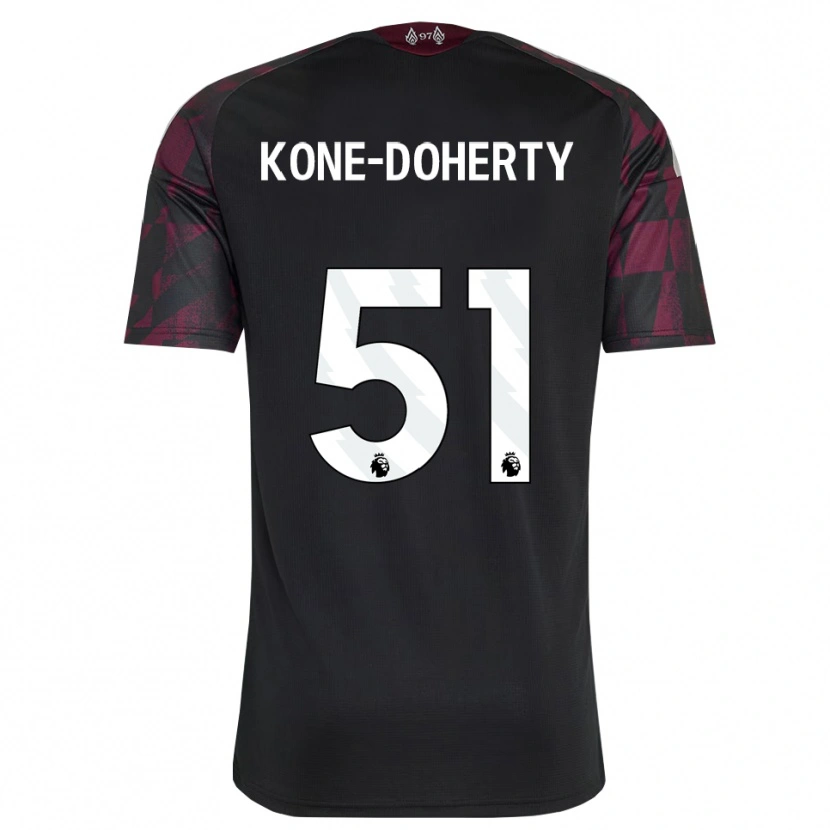 Danxen Women Trent Kone-Doherty #51 Black White Purple Third Jersey 2026/27 T-Shirt