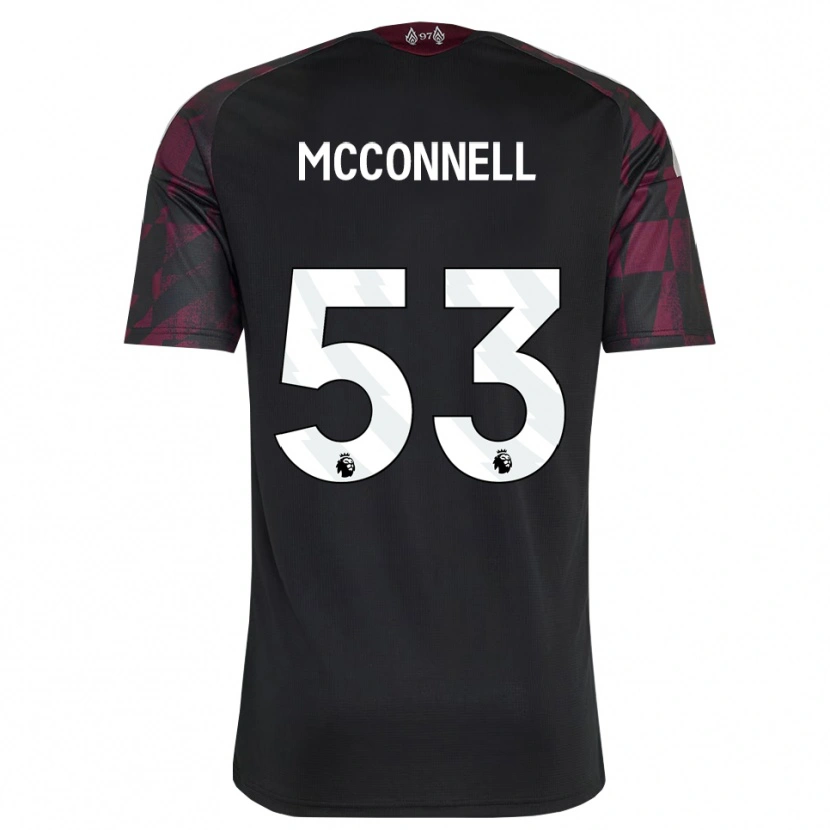 Danxen Women James Mcconnell #53 Black White Purple Third Jersey 2026/27 T-Shirt