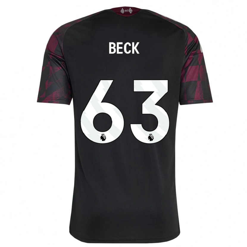 Danxen Women Owen Beck #63 Black White Purple Third Jersey 2026/27 T-Shirt