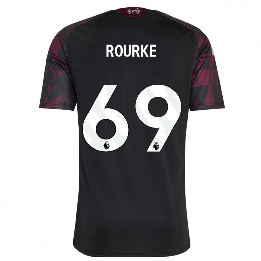 Danxen Women Fidel O'rourke #69 Black White Purple Third Jersey 2026/27 T-Shirt