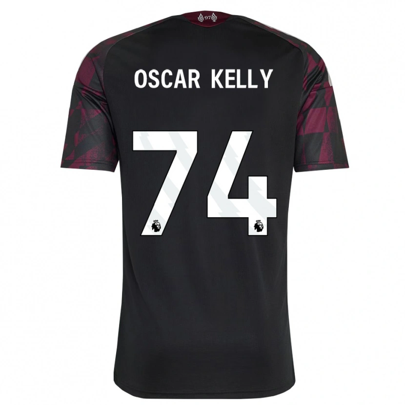 Danxen Women Oscar Kelly #74 Black White Purple Third Jersey 2026/27 T-Shirt