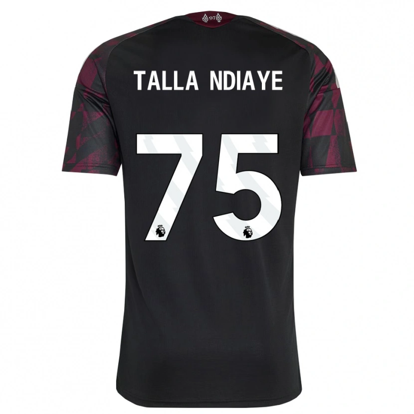 Danxen Women Mor Talla Ndiaye #75 Black White Purple Third Jersey 2026/27 T-Shirt