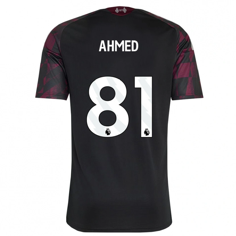 Danxen Women Karim Ahmed #81 Black White Purple Third Jersey 2026/27 T-Shirt