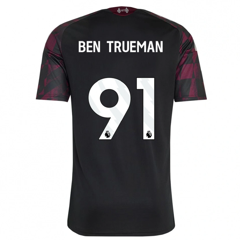 Danxen Women Ben Trueman #91 Black White Purple Third Jersey 2026/27 T-Shirt