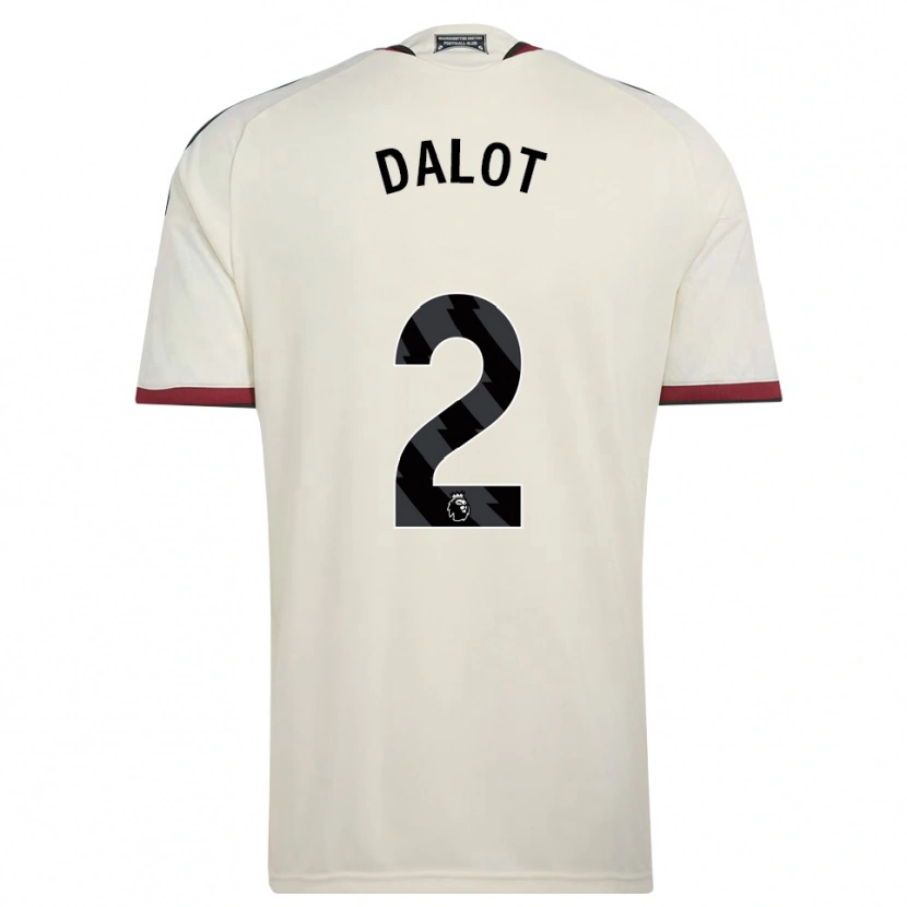 Danxen Women Diogo Dalot #2 Beige Black Red Third Jersey 2026/27 T-Shirt