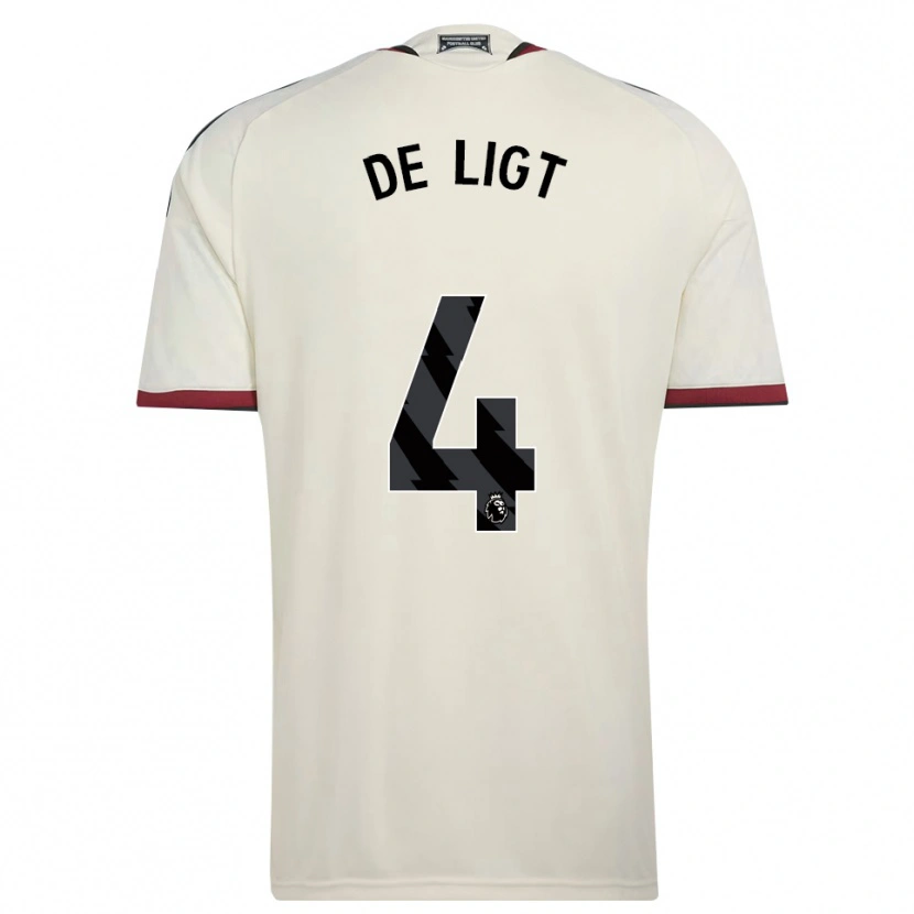 Danxen Women Matthijs De Ligt #4 Beige Black Red Third Jersey 2026/27 T-Shirt