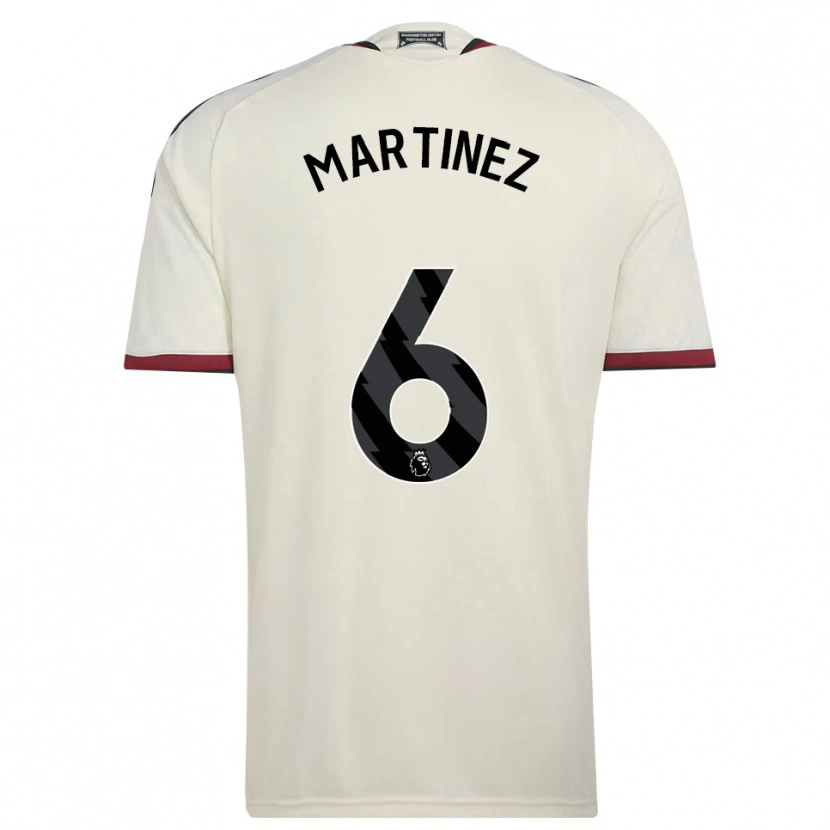 Danxen Women Lisandro Martínez #6 Beige Black Red Third Jersey 2026/27 T-Shirt
